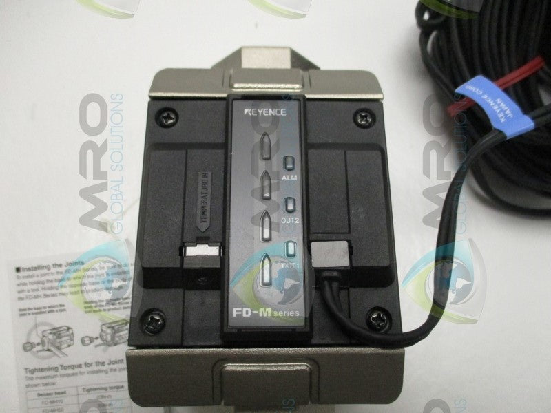 KEYENCE FD-MH100A(10M) CAPACITANCE ELECTROMAGNETIC FLOW SENSOR  NSMP
