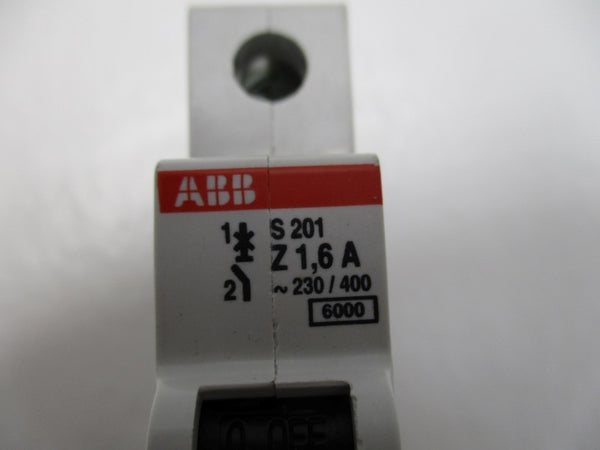 ABB S201-Z1,6A CIRCUIT BREAKER 1,6A  NSNP