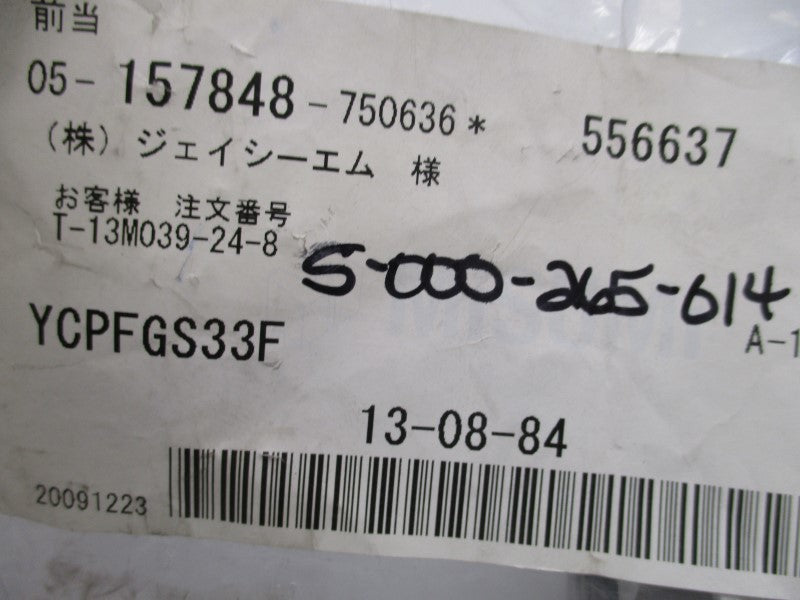 MISUMI YCPFGS33F MALE HYDRUALIC STRAIGHT FITTING  NSMP