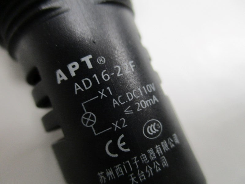 APT AD16-22F WHITE PILOT INDICATOR LIGHT  NSNP