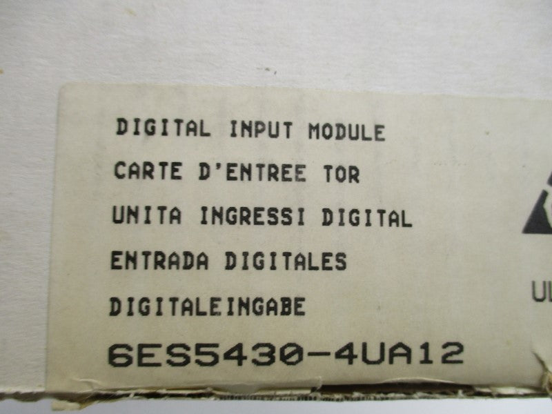 SIEMENS SIMATIC S5 6ES5430-4UA12 DIGITAL INPUT MODULE  NSMP