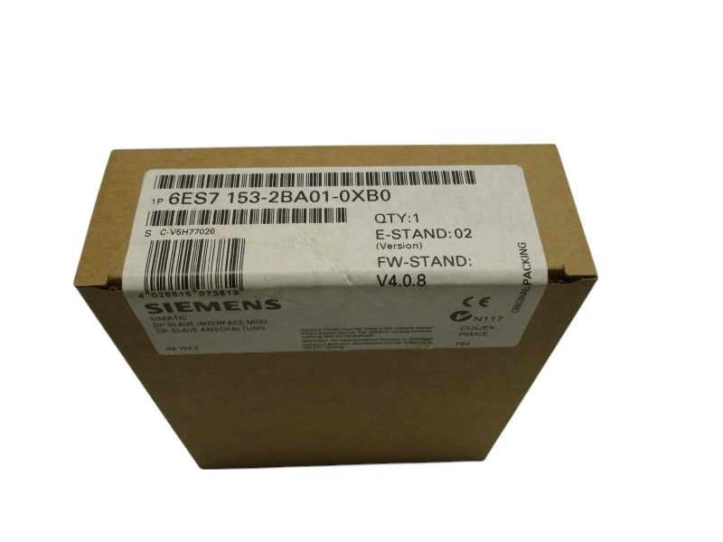 SIEMENS SIMATIC 6ES7153-2BA01-0XB0 DP SLAVE INTERFACE  NSFS