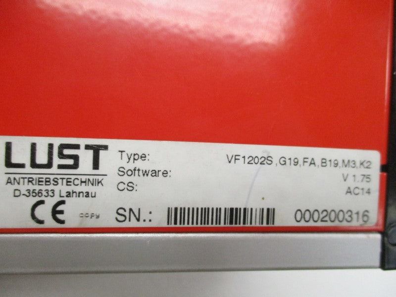 LUST VF1202S.G19.FA.B19.M3.K2 UNMP