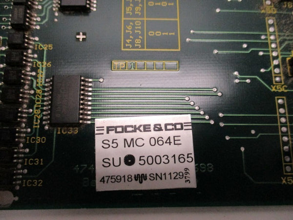 FOCKE S5MC064E CONTROL BOARD MODULE  UNMP