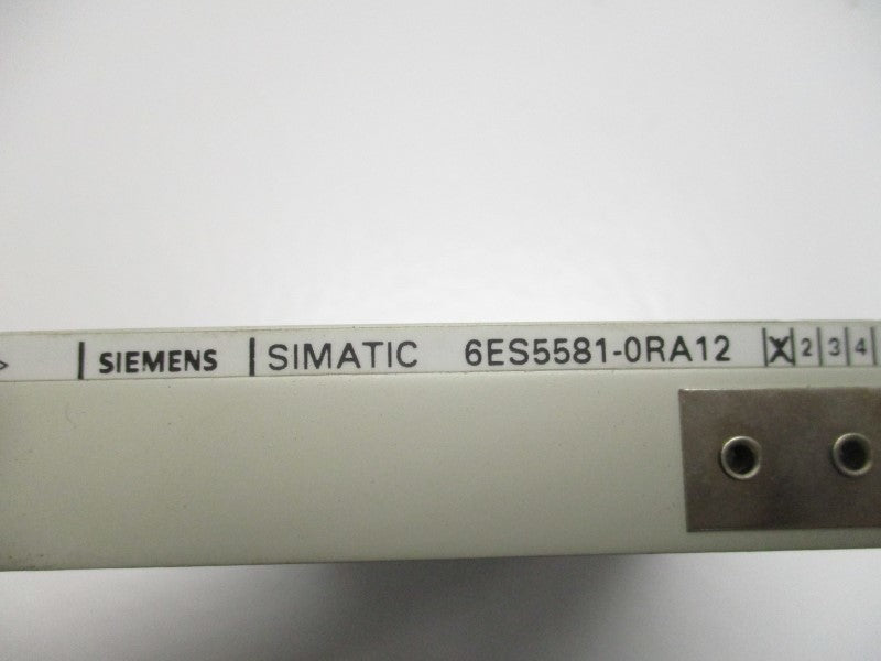 SIEMENS SIMATIC S5 6ES5581-0RA12 INTERFACE SUBMODULE (AS PICTURED)  UNMP