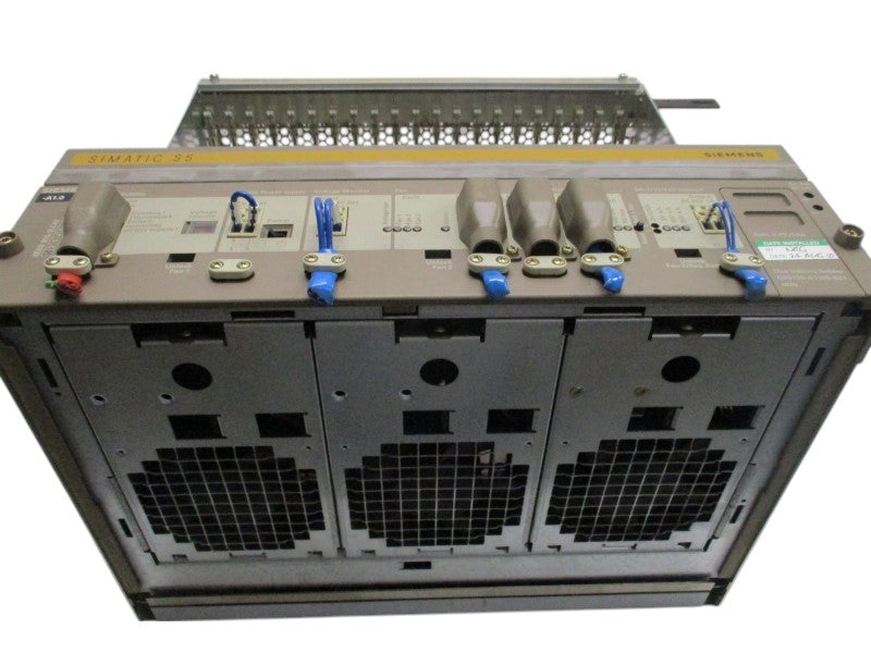 SIEMENS 6ES5955-3LC42/6ES5188-3UA12 21-SLOT RACK POWER SUPPLY UNIT  UNMP