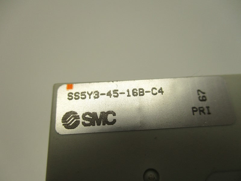 SMC SS5Y3-45-16B-C4 MANIFOLD VALVE BASE  NSNP