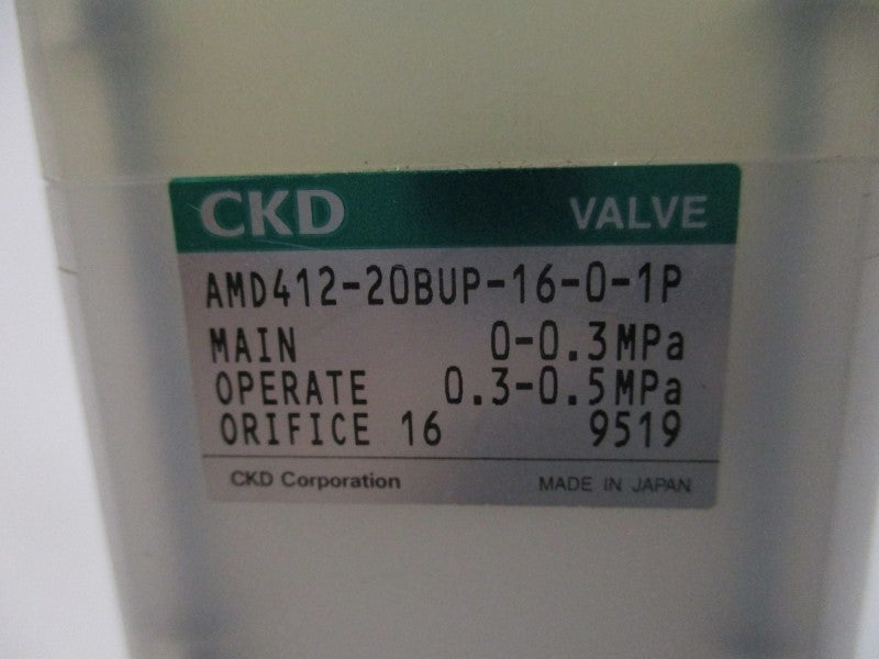 CKD AMD412-20BUP-16-0-1P AIR OPERATED VALVE  UNMP