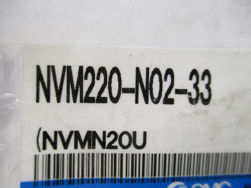 SMC NVM220-N02-33 MECHANICAL VALVE (AS PICTURED)  NSNP