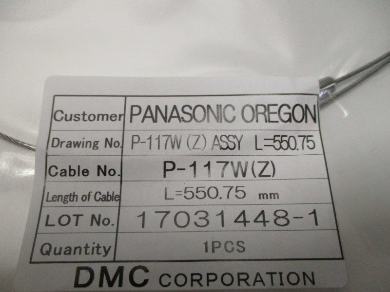 DMC P117W 17031448-1 WIRE ASSEMBLY  L=550.75mm  NSMP