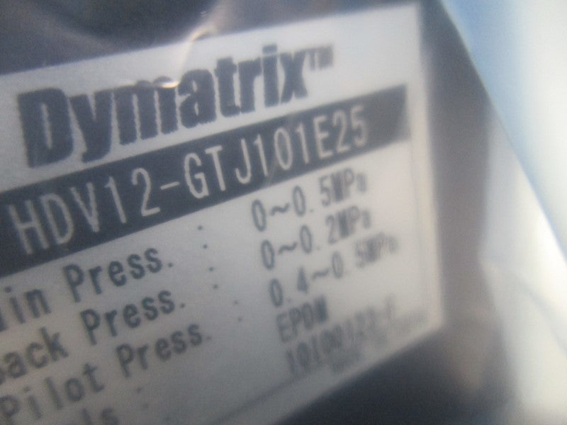 DYMATRIX HDV12-GTJ101E25 PRESSURE VALVE  NSMP