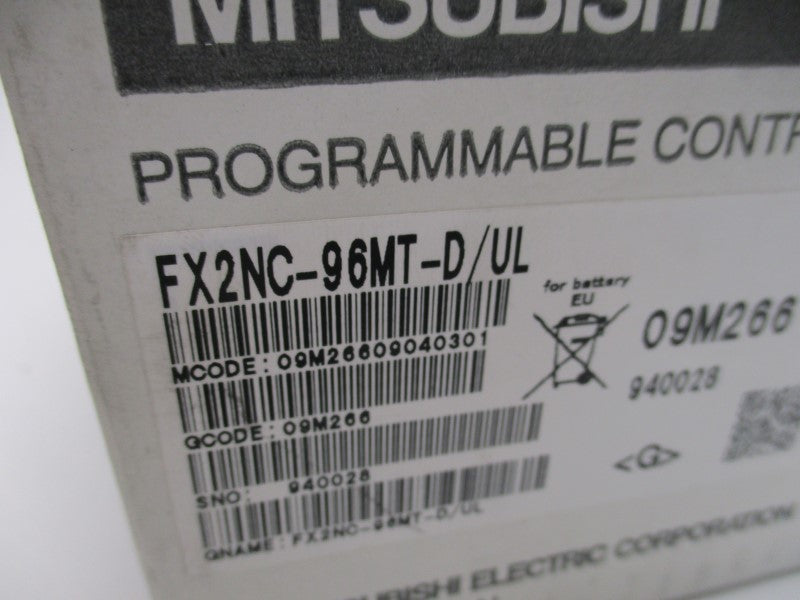 MITSUBISHI FX2NC-96MT-D/UL PROGRAMMABLE CONTROLLER  NSMP