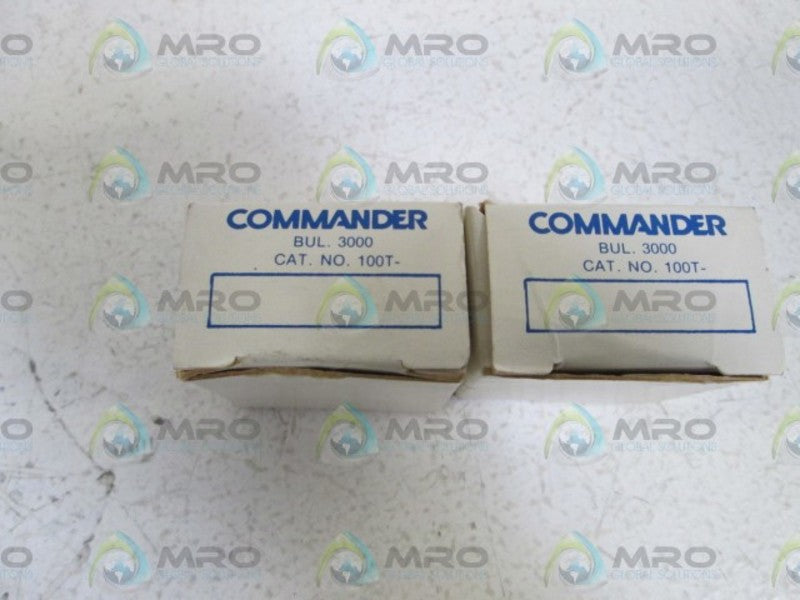 LOT OF 2 COMMANDER  KIT 100T- NSMP