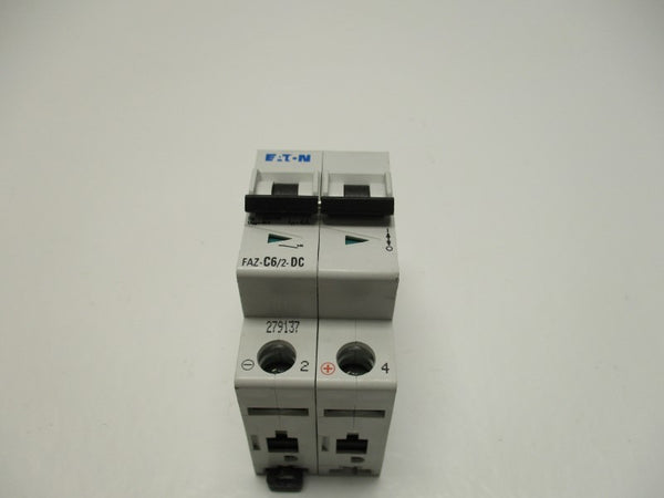 EATON FAZ-C6/2-DC CIRCUIT BREAKER 6A  NSNP
