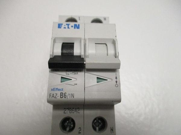 EATON FAZ-B6/1N CIRCUIT BREAKER 6A  NSNP