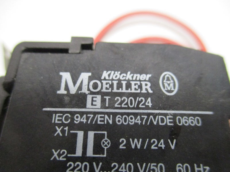 KLOCKNER MOELLER ET220/24 LAMP TRANSFORMER  UNMP