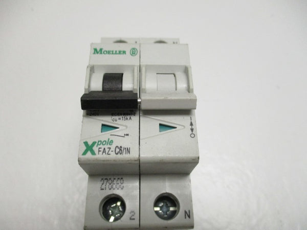 KLOCKNER MOELLER FAZ-C6/1N CIRCUIT BREAKER 6A  UNMP