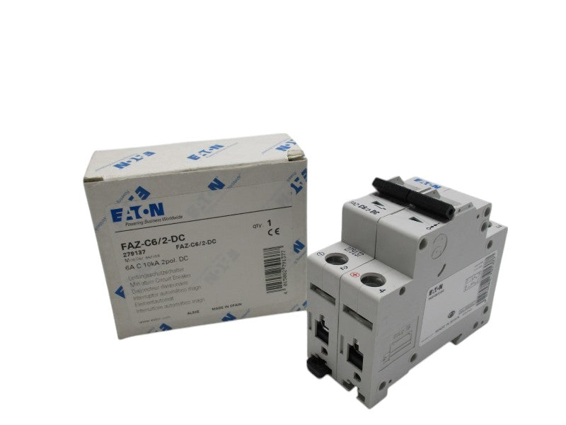 EATON FAZ-C6/2-DC CIRCUIT BRAEKER 6A  NSMP