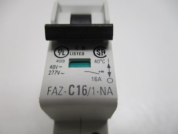 EATON FAZ-C16/1-NA CIRCUIT BREAKER 16A  NSNP