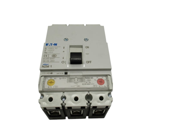 EATON NZMN1-M80 CIRCUIT BREAKER 80A  NSNP