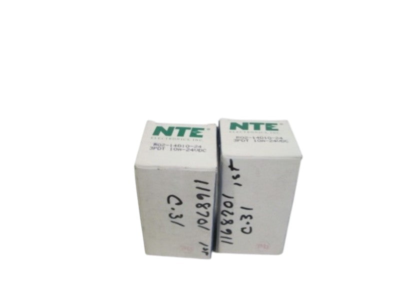 LOT OF 2 NTE POWER RELAY R02-14D10-24 NSMP