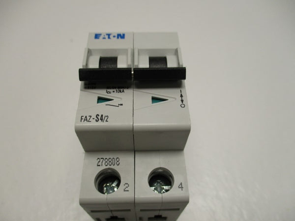 EATON FAZ-S4/2 CIRCUIT BREAKER 4A  NSMP