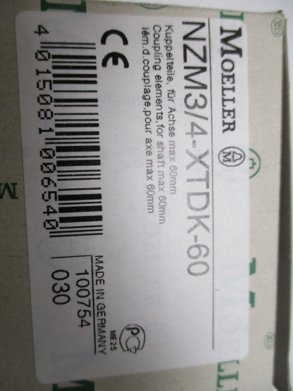 KLOCKNER MOELLER NZM3/4-XTDK-60 COUPLING ELEMENTS  NSMP