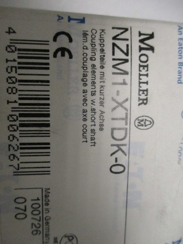 KLOCKNER MOELLER NZM1-XTDK-0 COUPLING ELEMENTS  NSMP