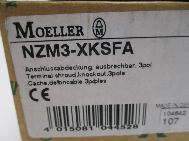 KLOCKNER MOELLER NZM3-XKSFA TERMINAL SHROUD 3P  NSMP
