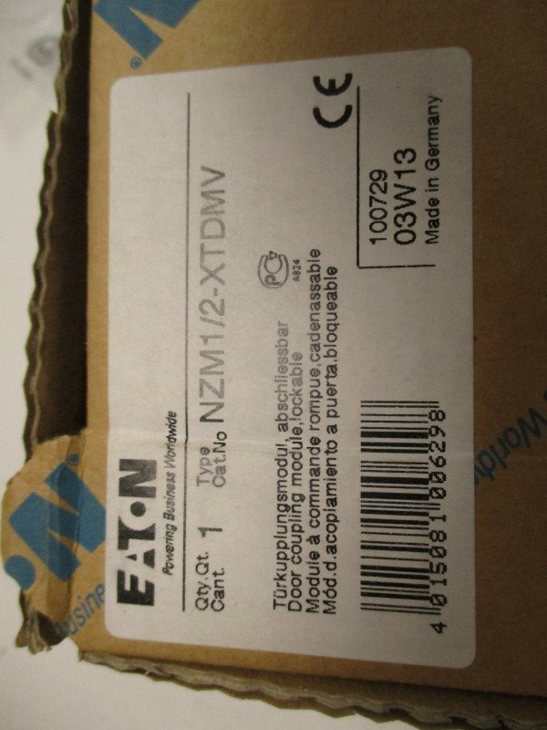 EATON NZM1/2-XTDMV LOCKABLE DOOR COULING MODULE  NSMP