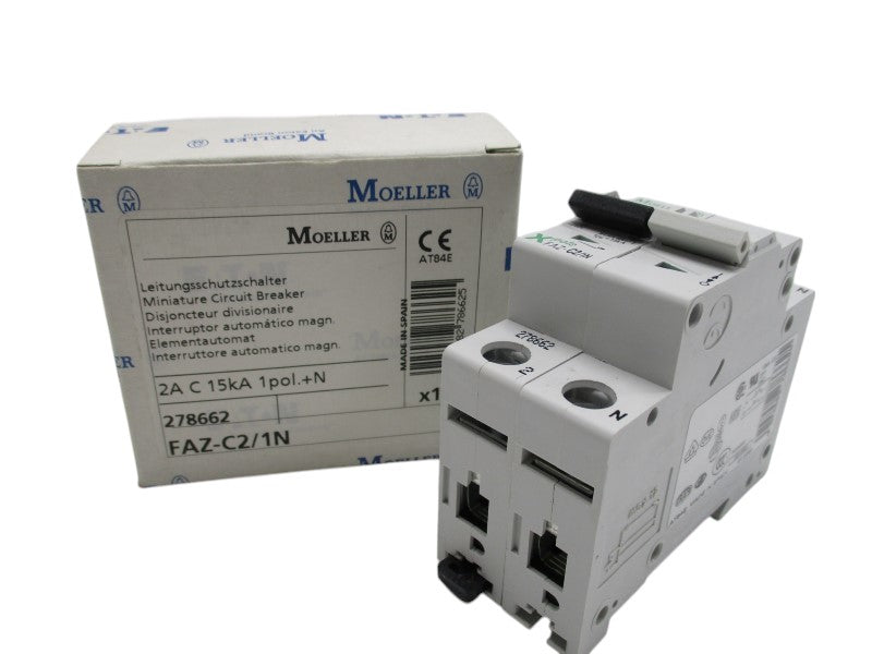 KLOCKNER MOELLER FAZ-C2/1N CIRCUIT BREAKER 2A  NSMP