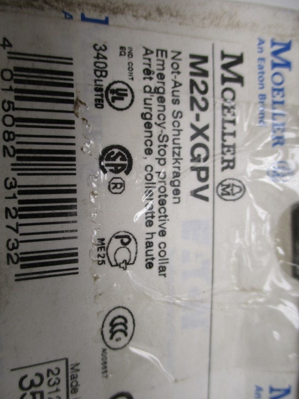 KLOCKNER MOELLER M22-XGPV EMERGENRY STOP PROTECTIVE COLLAR  NSMP