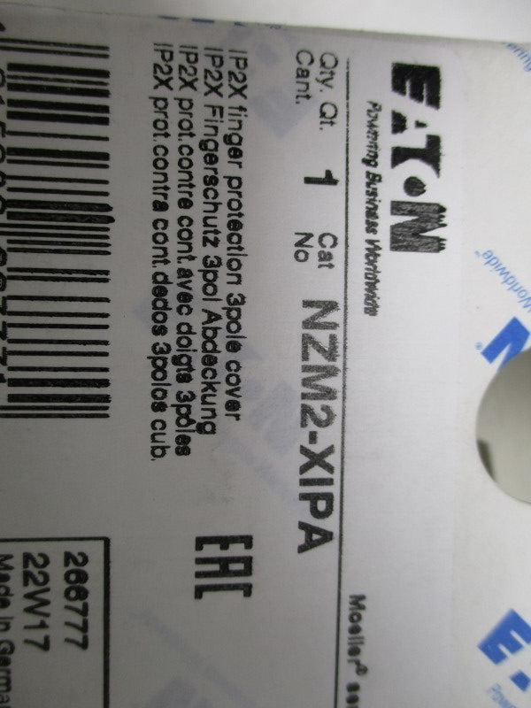 EATON NZM2-XIPA FINGER PROTECTION 3P COVER  NSMP
