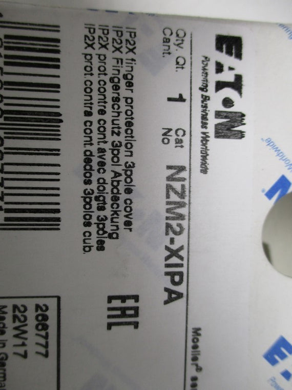 EATON NZM2-XIPA FINGER PROTECTION 3P COVER  NSMP