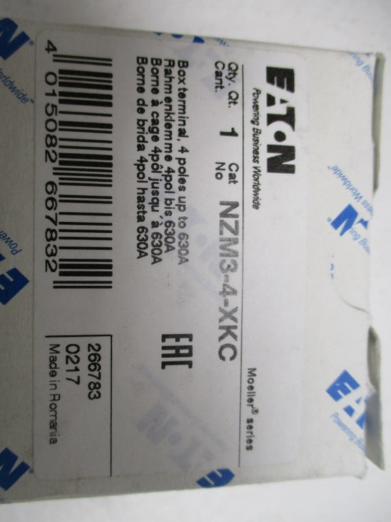 EATON NZM3-4-XKC BOX TERMINAL 4P  NSMP