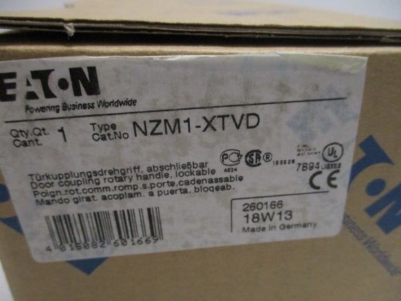 EATON NZM1-XTVD ROTARY HANDLE (MISSING ACCESSORIES)  NSMP
