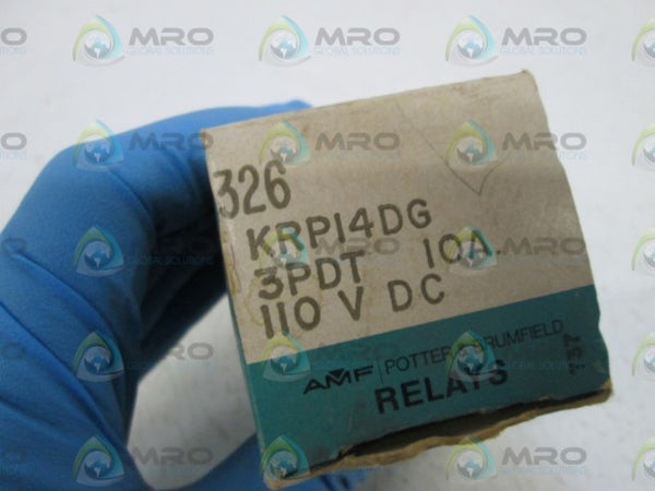 POTTER & BRUMFIELD KRP14DG-110 RELAY 110VDC NSMP
