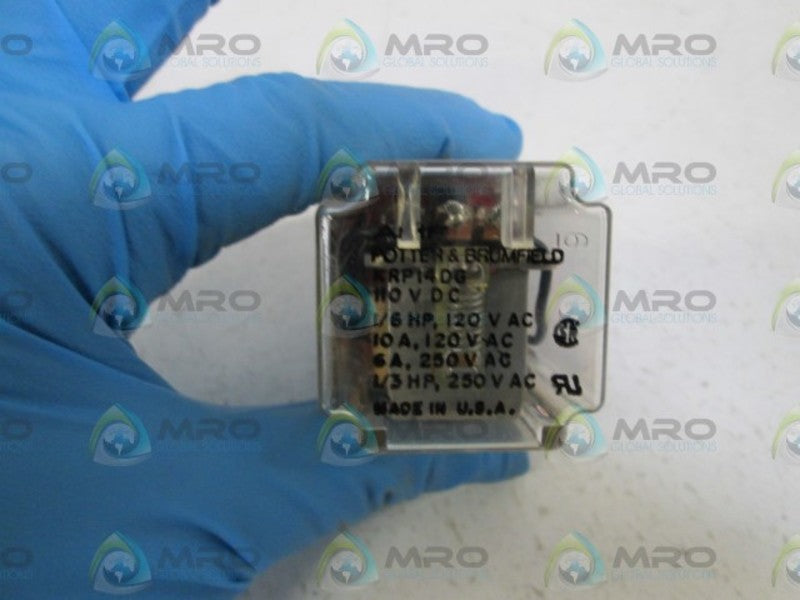 POTTER & BRUMFIELD KRP14DG-110 RELAY 110VDC NSMP