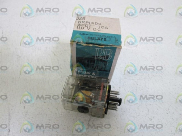 POTTER & BRUMFIELD KRP14DG-110 RELAY 110VDC NSMP