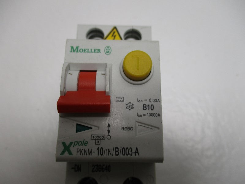 KLOCKNER MOELLER PKNM-10/1N/B/003-A-DW CIRCUIT BREAKER 10A  NSNP
