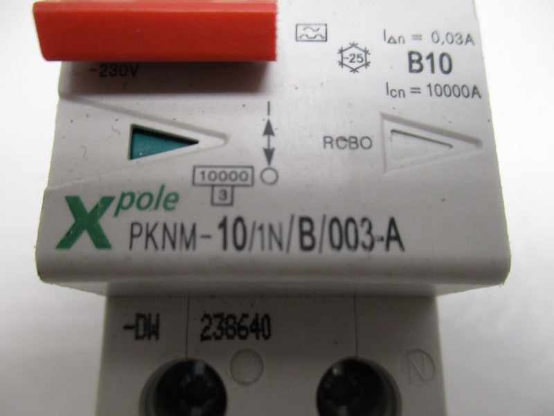 KLOCKNER MOELLER PKNM-10/1N/B/003-A-DW CIRCUIT BREAKER 10A  NSNP