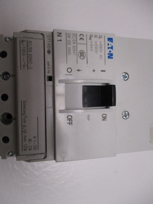 EATON N1-100 CIRCUIT BREAKER 100A  NSNP
