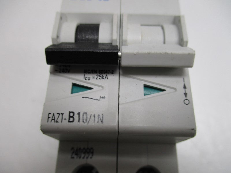 EATON FAZT-B10/1N CIRCUIT BREAKER 10A  NSNP