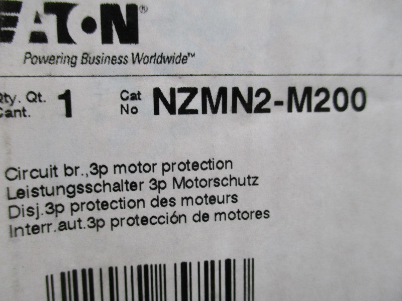 EATON NZMN2-M200 CIRCUIT BREAKER 200A  NSMP