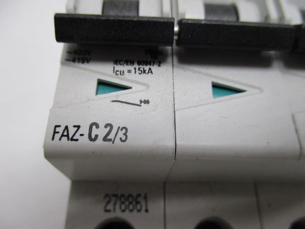 EATON FAZ-C2/3 CIRCUIT BREAKER 2A  NSNP
