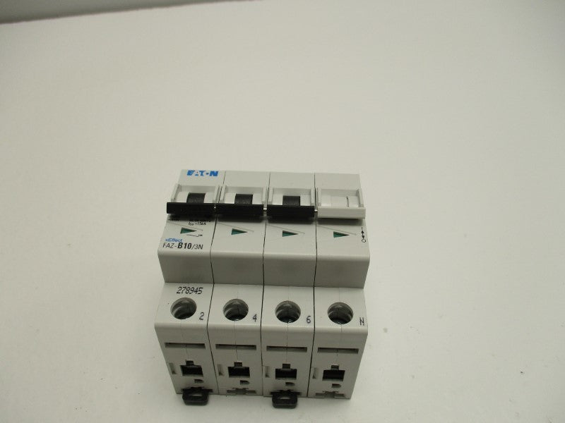EATON FAZ-B10/3N CIRCUIT BREAKER 10A  NSMP