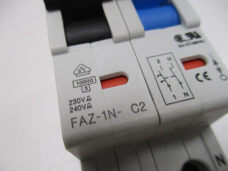 KLOCKNER MOELLER FAZ-1N-C2 CIRCUIT BREAKER 1A  UNMP