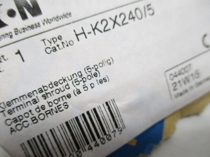 EATON H-K2X240/5 TERMINAL SHROUD (5P)  NSNP