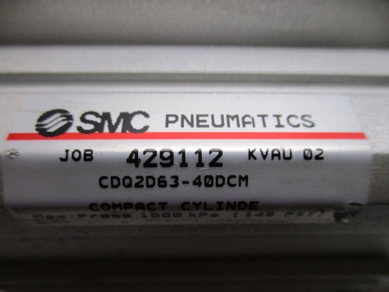 SMC CDQ2D63-40DCM COMPACT CYLINDER  NSNP