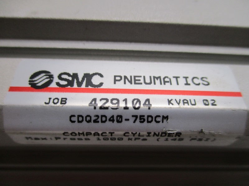 SMC CDQ2D40-75DCM COMPACT CYLINDER  NSNP